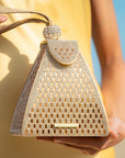 Crystal Pyramid Handbag